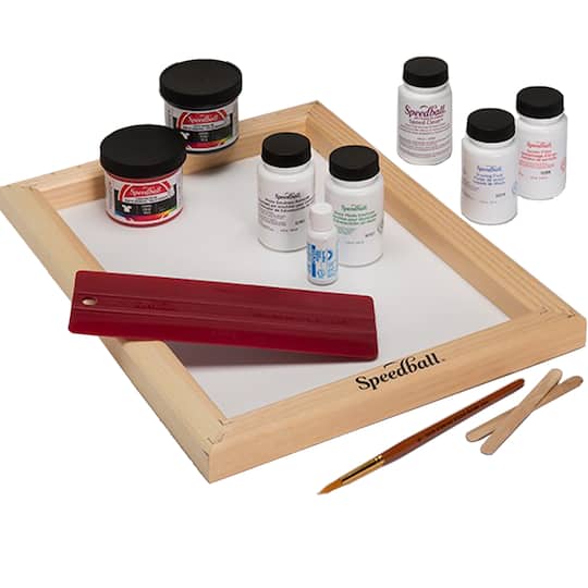 Michaels Screen Printing Kit 2 Speedball® Super Value Fabric Screen Printing Kit Michaels